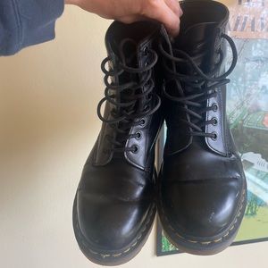 Doc Martens 1460 Smooth Leather Lace Up Boots